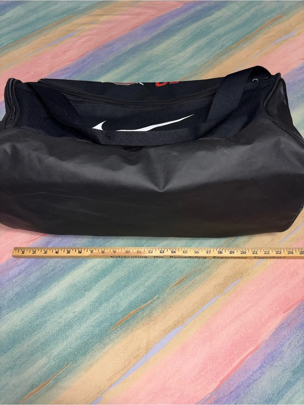 Nike Brasilia 9.0 Duffel Bag LG 95L Travel Gym #75 OL Ohio state buckeyes